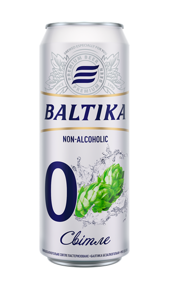 آبجو Baltika برگ سبز