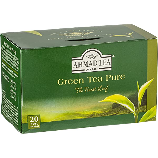 چای احمد green سبز تی بگ ۲۰ عددی انگلیسی