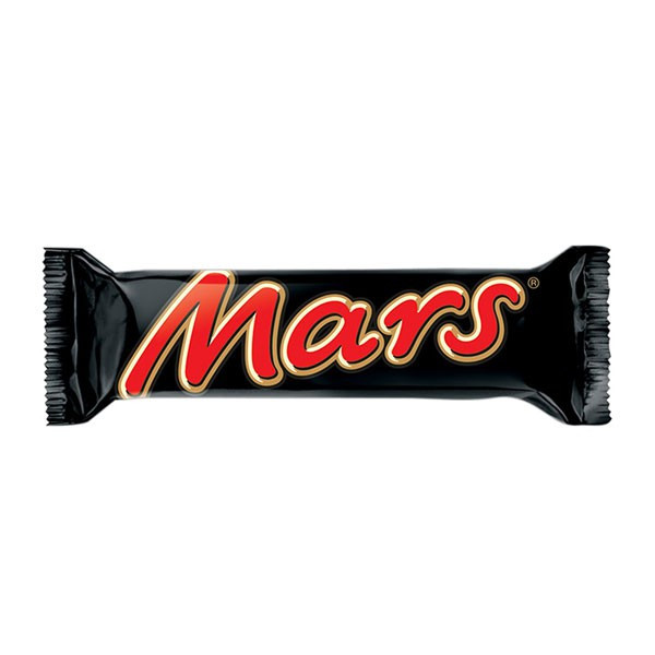 شکلات مارس با مغز نوقا و کرم کارامل Mars