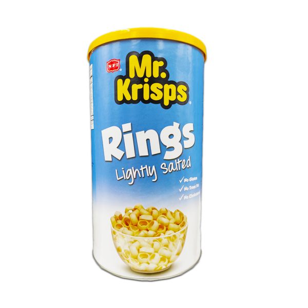 اسنک حلقه ای Mr.Krisps با طعم نمکی مستر کریسپس