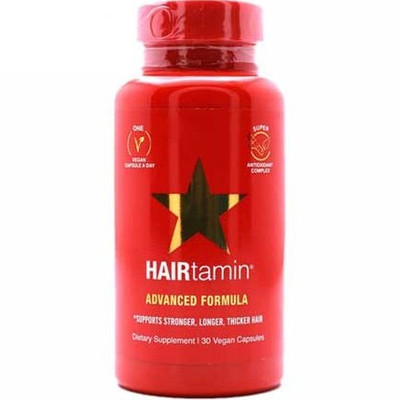 مکمل مولتی ویتامین تقویت موی هیرتامین اصل آمریکا (30 عددی) ا Hairtamin Advanced Formula Hair Growth Supplement 30 Caps