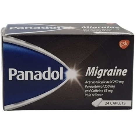 قرص مسکن پانادول میگرن ۲۴ عددی محصول آمریکا ا Panadol migraine