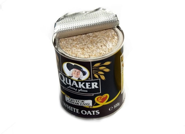 جو دوسر پرک کواکر 500 گرم QUAKER مدل White Oats ا Quakers Fiocchi Avena White Oats 500gr